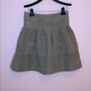 Tan and Black woven skirt purchased on Gilt Size L